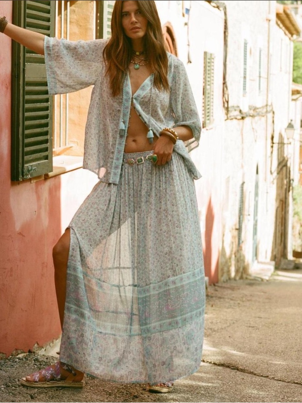 NWT Spell Little Bird Maxi Skirt - Picture 2 of 2